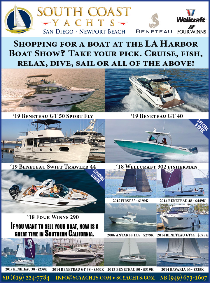 Join Us at the LA Harbor Boat Show September 2023 South Coast Yachts