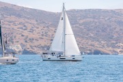 People sailing and chatting at the Beneteau Rendezvous at Two Harbors, Catalina