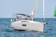 People sailing and chatting at the Beneteau Rendezvous at Two Harbors, Catalina