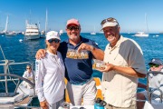 People sailing and chatting at the Beneteau Rendezvous at Two Harbors, Catalina