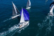 sailboats racing at Beneteau Cup