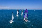 sailboats racing at Beneteau Cup