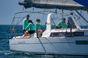 boat sailing at Beneteau Cup