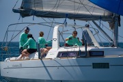 boat sailing at Beneteau Cup