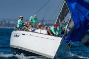 sailboats racing at Beneteau Cup