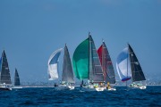 sailboats racing at Beneteau Cup