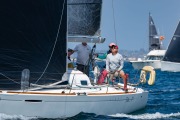 sailboats racing at Beneteau Cup