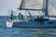 sailboats racing at Beneteau Cup