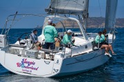 sailboats racing at Beneteau Cup