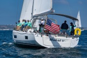 sailboats racing at Beneteau Cup