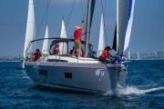 sailboats racing at Beneteau Cup