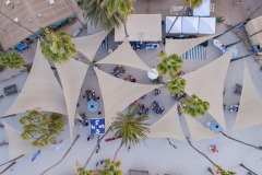 aerial shot of rendezvous 