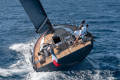 First 53 Sailboat sailing