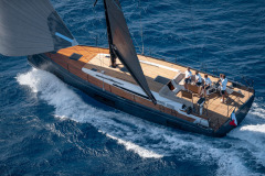First 53 Sailboat sailing