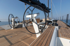 First 53 Sailboat deck