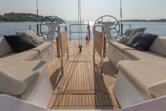 First 53 Sailboat deck