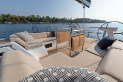 First 53 Sailboat deck