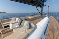 First 53 Sailboat deck