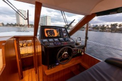 Hylas M49 powerboat interior Hylas M49 powerboat interior