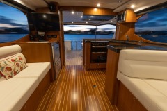 Hylas M49 powerboat interior Hylas M49 powerboat interior