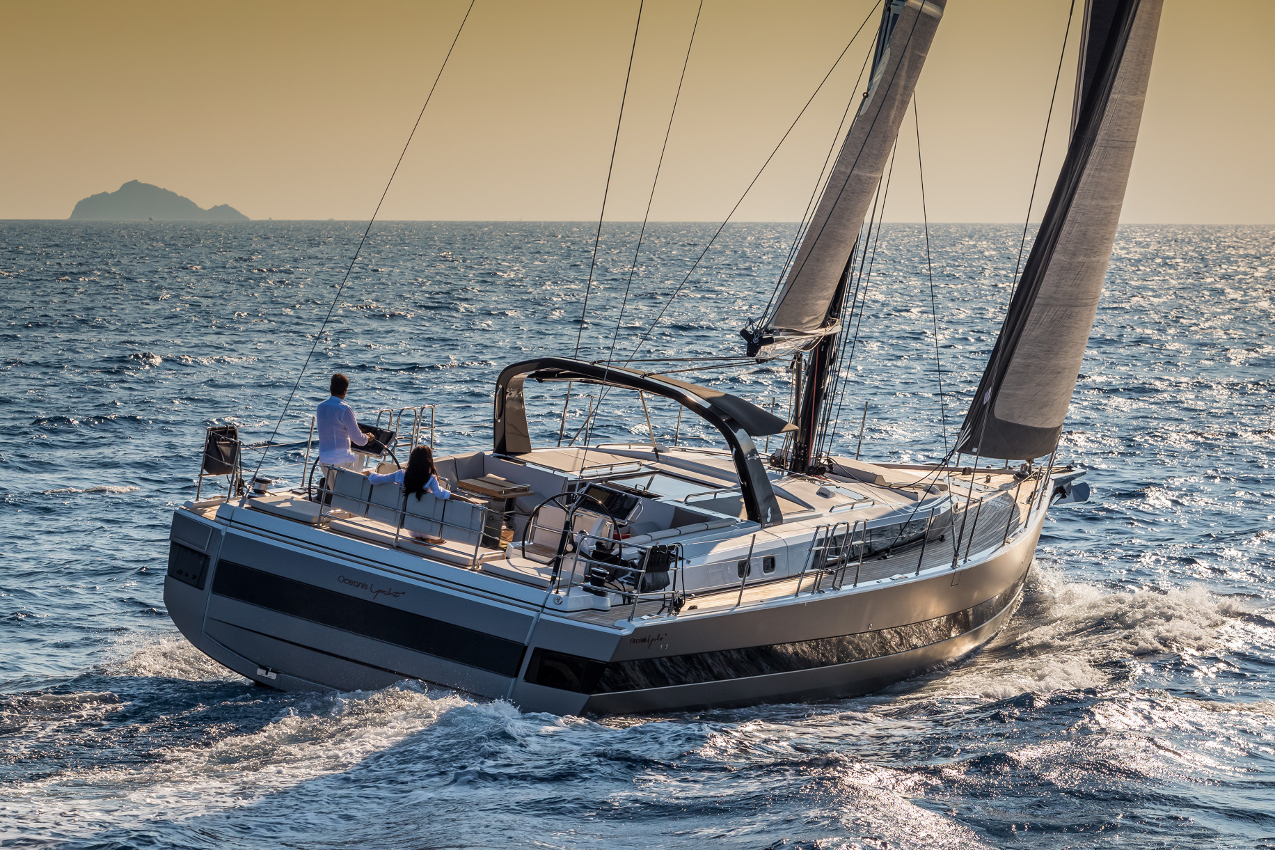 Isle Porquerolles, France, 28 september 2016.The all new Oceanis Yacht 62 By Beneteau.Ph: Guido Cantini / Sea&See