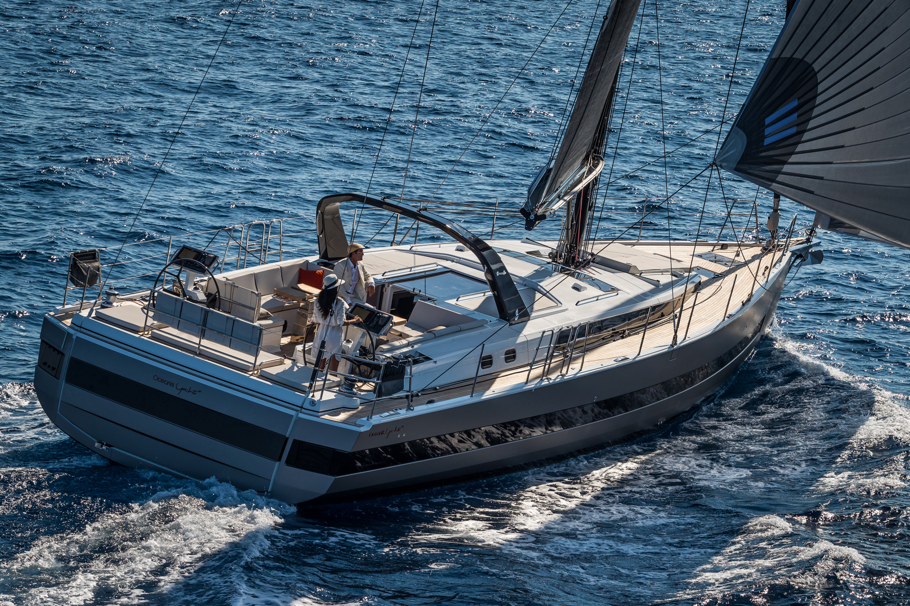 Isle Porquerolles, France, 28 september 2016.The all new Oceanis Yacht 62 By Beneteau.Ph: Guido Cantini / Sea&See