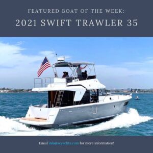Swift Trawler 35 powerboat ad