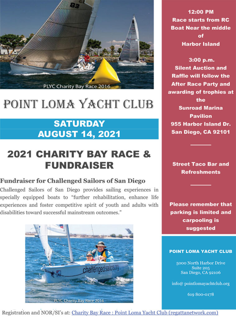 Charity Bay Race Announcement