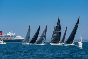 sailboats racing in Beneteau Cup