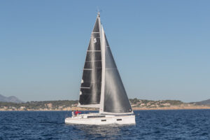 Sailboat sailing