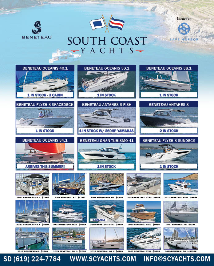 Ad in Yachts for Sale Magazine