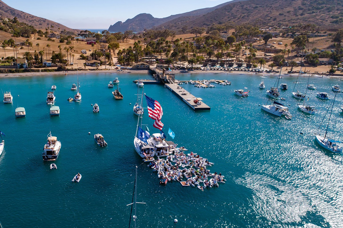 Raft Up at Catalina