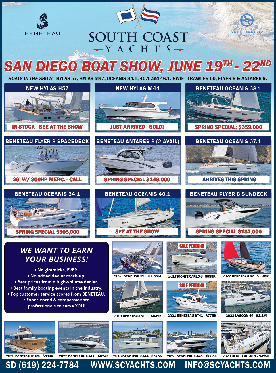 South Coast ad in The Log Newspaper