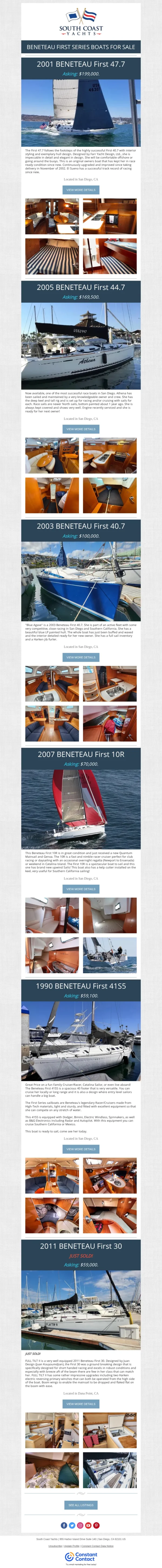 First Series Boats Available