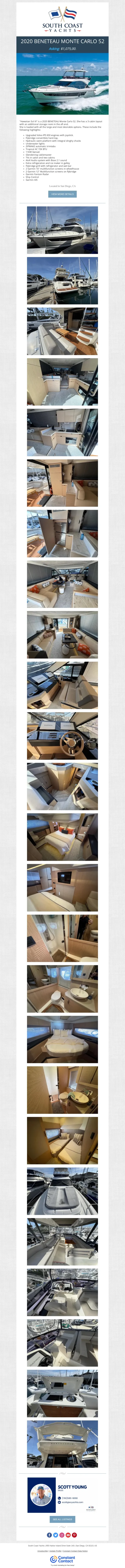 2020 Beneteau Monte Carlo 52 Listing