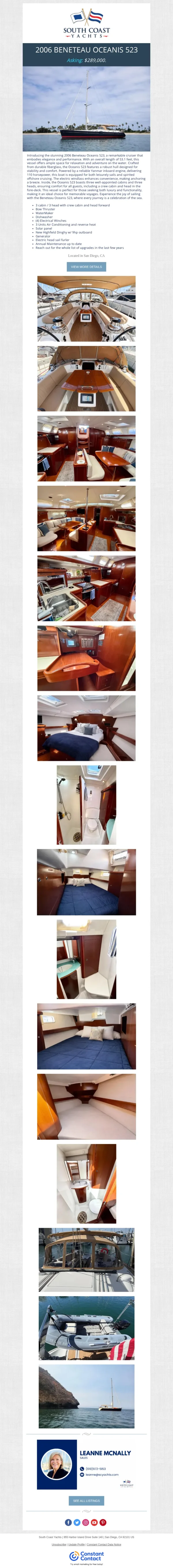 Beneteau Oceanis 523 Listing