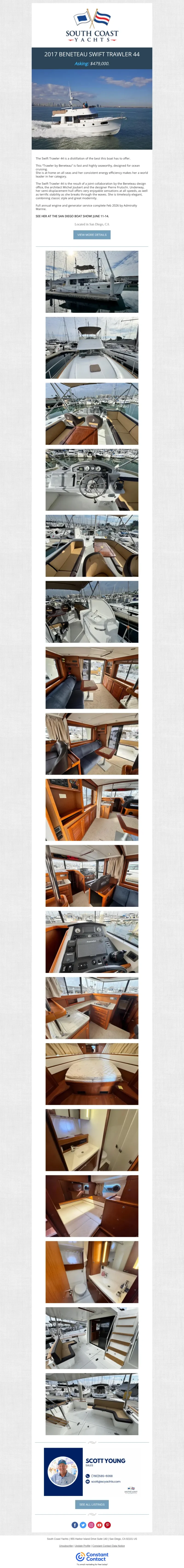 2017 Swift Trawler 44 Listing